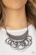 Load image into Gallery viewer, Metro Eclipse Black Necklace Paparazzi Accessories