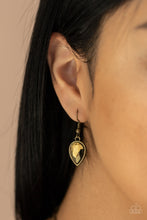 Load image into Gallery viewer, Fearless Is More Brass Necklace Paparazzi Accessories