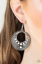 Load image into Gallery viewer, Boho Bliss White Earring Paparazzi Accessories