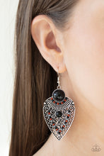 Load image into Gallery viewer, Tribal Territory Black Earrings Paparazzi Accessories