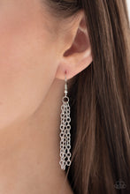 Load image into Gallery viewer, Frosted Foliage Yellow Cat&#39;s Eye Necklace Paparazzi Accessories