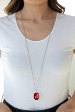 Load image into Gallery viewer, Imperfect Iridescence Red Necklace Paparazzi Accessories