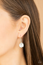 Load image into Gallery viewer, Iridescent Icing White Rhinestone Necklace Paparazzi Accessories