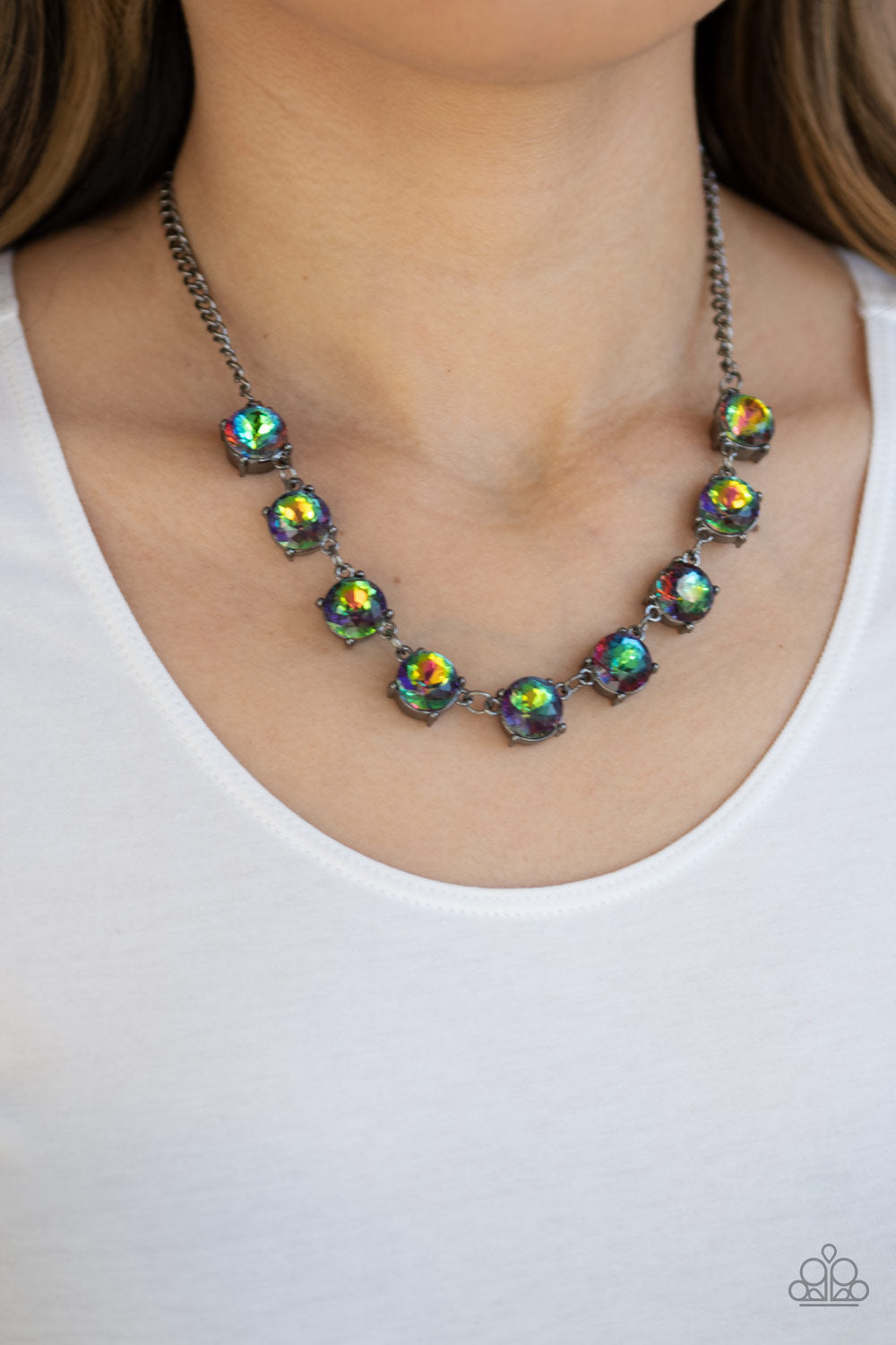 Iridescent Icing Multi Necklace Paparazzi Accessories