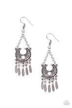 Load image into Gallery viewer, Fabulously Feathered White Earring Paparazzi Accessories