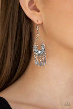 Load image into Gallery viewer, Fabulously Feathered White Earring Paparazzi Accessories