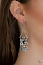Load image into Gallery viewer, Fabulously Feathered Black Earrings Paparazzi Accessories