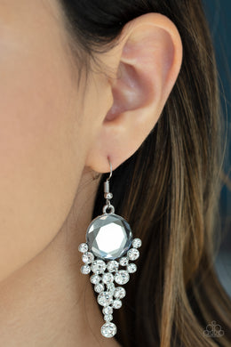 Elegantly Effervescent Silver Earring Paparazzi Accessories