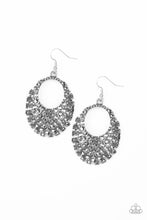 Load image into Gallery viewer, Fierce Flash Silver Earrings Paparazzi Accessories