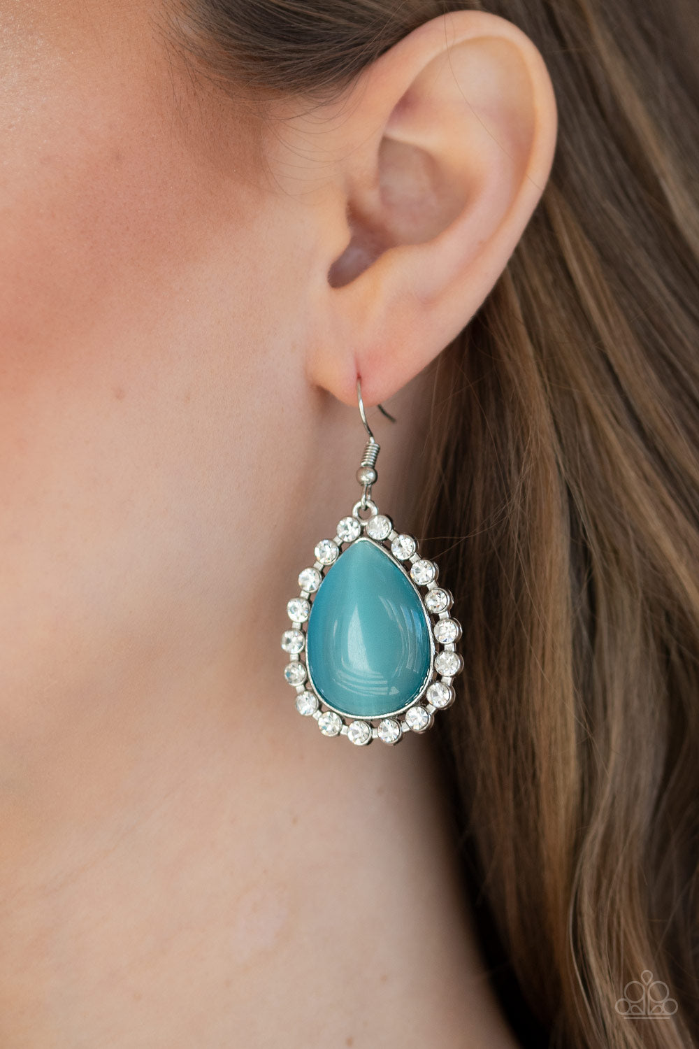 Teardrop Trendsetter Blue Earring Paparazzi Accessories