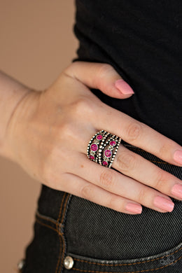 Prismatic Powerhouse Pink Ring Paparazzi Accessories