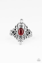 Load image into Gallery viewer, DEW Your Thing - Red Cat&#39;s Eye Ring Paparazzi Accessories