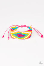 Load image into Gallery viewer, Beautifully Badlands Pink Seed Bead Bracelet Paparazzi Accessories