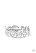 Load image into Gallery viewer, Pleasantly Posy Silver Bracelet Paparazzi Accessories