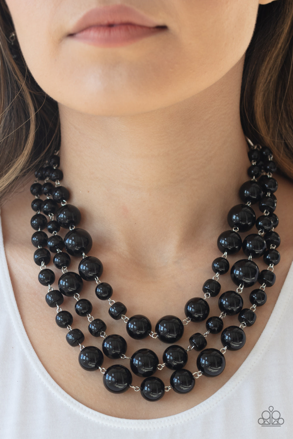 Everyone Scatter Black Necklace Paparazzi Accessories