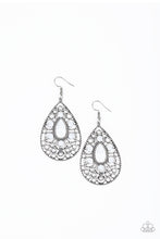 Load image into Gallery viewer, Modern Garden White Earring Paparazzi Accessories