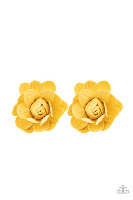 Beautifully Budding Yellow Hair Accessory Paparazzi Accessories