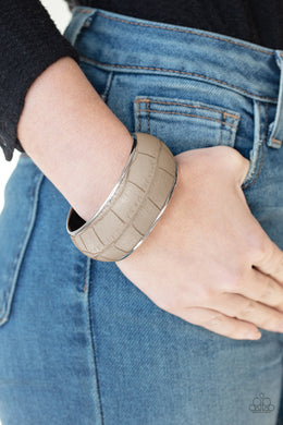 Urban Jungle Silver Bangle Bracelet Paparazzi Accessories