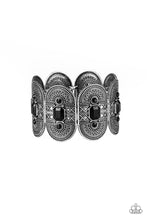 Load image into Gallery viewer, Turn Up The Tropical Heat Black Stretchy Bracelet Paparazzi Accessories