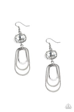 Load image into Gallery viewer, Drop Dead Gorgeous White Rhinestone Earring Paparazzi Accessories
