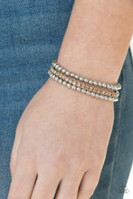 Load image into Gallery viewer, Glam Game Brown Bracelet Paparazzi Accessories