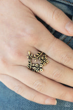 Load image into Gallery viewer, Secret Eden Brass Ring Paparazzi Accessories