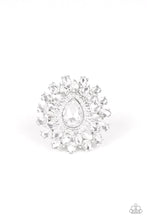 Load image into Gallery viewer, Whos Counting? White Rhinestone Ring Paparazzi Accessories