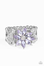 Load image into Gallery viewer, Brilliantly Blooming Purple Ring Paparazzi Accessories