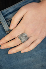 Load image into Gallery viewer, Scandalous Shimmer Silver Ring Paparazzi Accessories