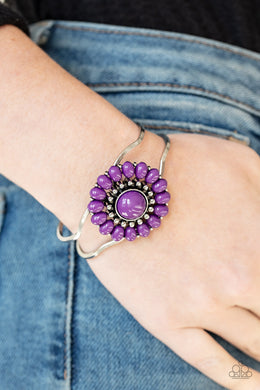 Posy Pop Purple Hinge Bracelet Paparazzi Accessories