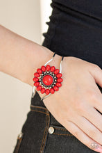 Load image into Gallery viewer, Posy Pop Red Bracelet Paparazzi Accessories