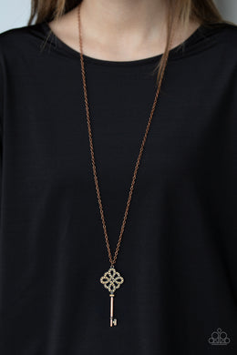 Unlocked Copper Necklace Paparazzi Accessories