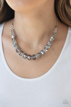 Load image into Gallery viewer, Distracted By Dazzle Silver Necklace Paparazzi Accessories