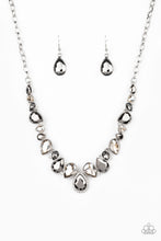 Load image into Gallery viewer, I Want It All Silver Rhinestone Rhinestone Necklace Paparazzi Accessories