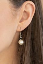 Load image into Gallery viewer, Uptown Opulence White Pearl Necklace Paparazzi Accessories