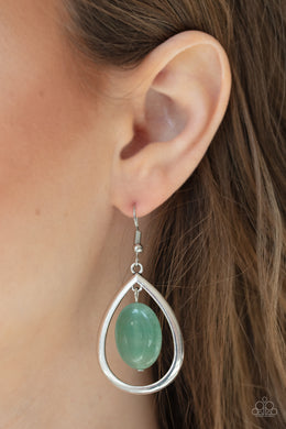 Seasonal Simplicity Green Earring Paparazzi Accessories