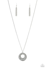 Load image into Gallery viewer, Glitzy Glow Silver Necklace Paparazzi Accessories