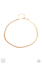 Load image into Gallery viewer, Flat Out Fierce - Gold Choker Necklace Paparazzi Accessories