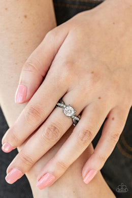 Prim and Proper Black Ring Paparazzi Accessories