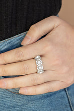 Load image into Gallery viewer, Ever Enlightened - White Rhinestone Ring Paparazzi Accessories