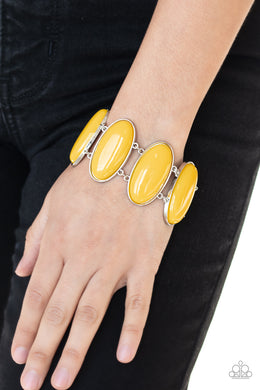 Power Pop Yellow Bracelet Paparazzi Accessories
