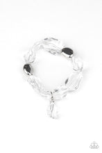 Load image into Gallery viewer, Gemstone Glamour White Stretchy Bracelet Paparazzi Accessories