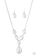 Load image into Gallery viewer, Dewy Decadent White Necklace Paparazzi Accessories