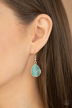 Load image into Gallery viewer, Dewy Decadence Blue Necklace Paparazzi Accessories