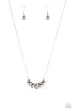 Load image into Gallery viewer, Melodic Metallics Silver Necklace Paparazzi Accessories