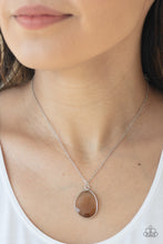 Load image into Gallery viewer, Icy Opalescence Brown Necklace Paparazzi Accessories