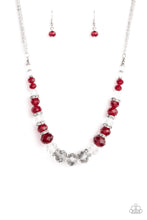 Load image into Gallery viewer, Distracted By Dazzle Red Necklace Paparazzi Accessories