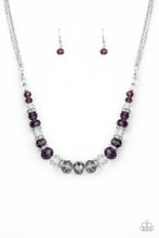 Load image into Gallery viewer, Distracted By Dazzle Purple Necklace Paparazzi Accessories