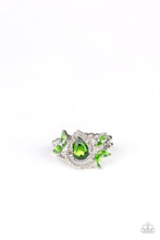 Load image into Gallery viewer, Eden Elegance Green Ring Paparazzi Accessories
