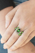 Load image into Gallery viewer, Eden Elegance Green Ring Paparazzi Accessories
